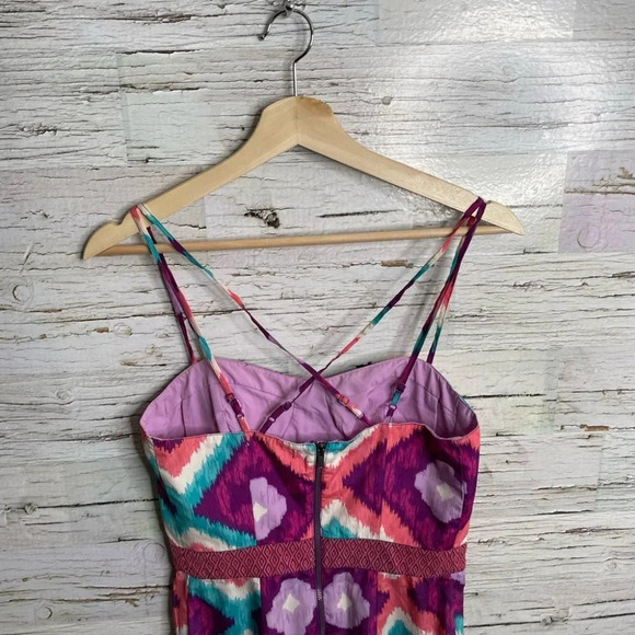 American eagle blue pink mini dress size 2 - Picture 7 of 9